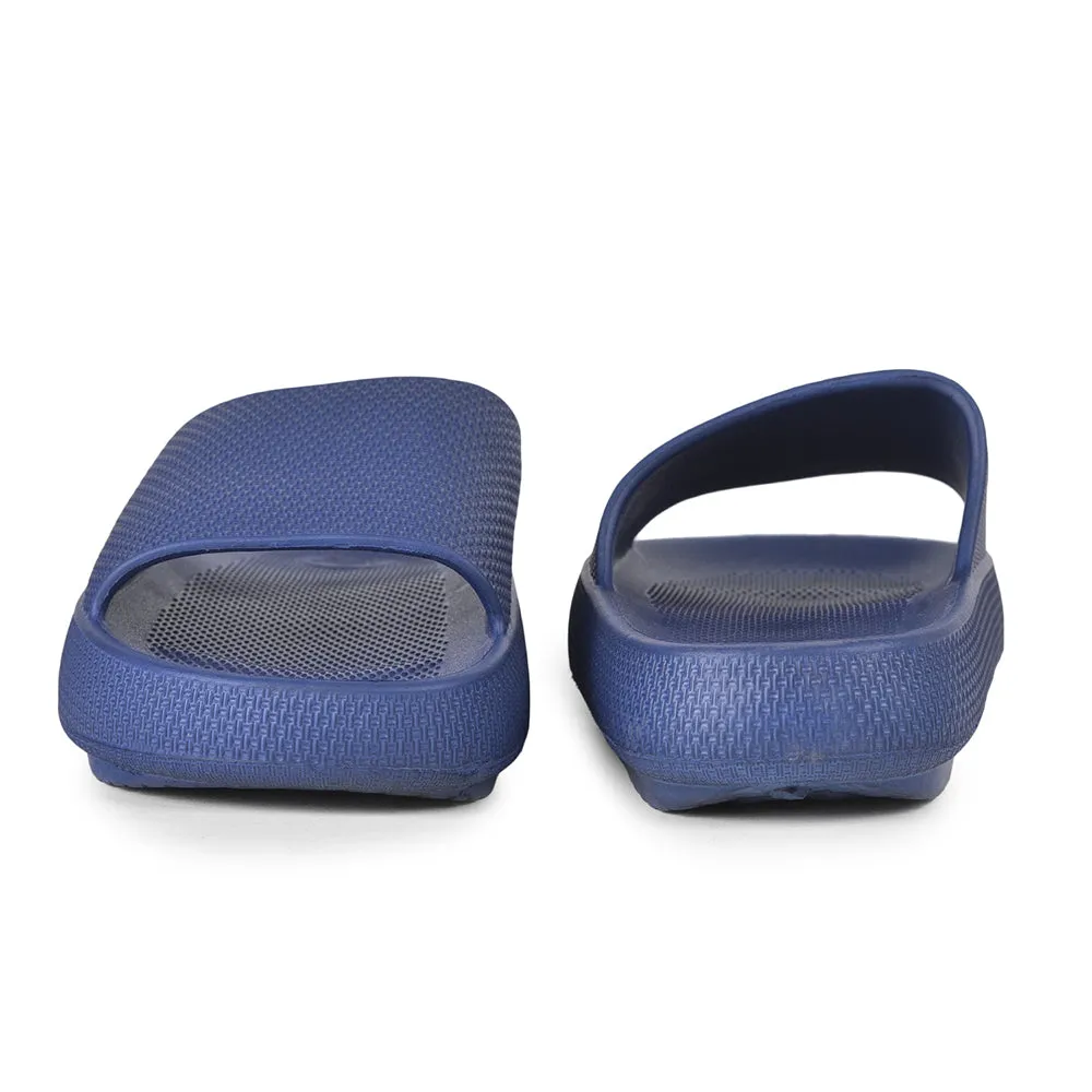 A-HA By Liberty COMFYWALK1 Navy Blue Slides For Women