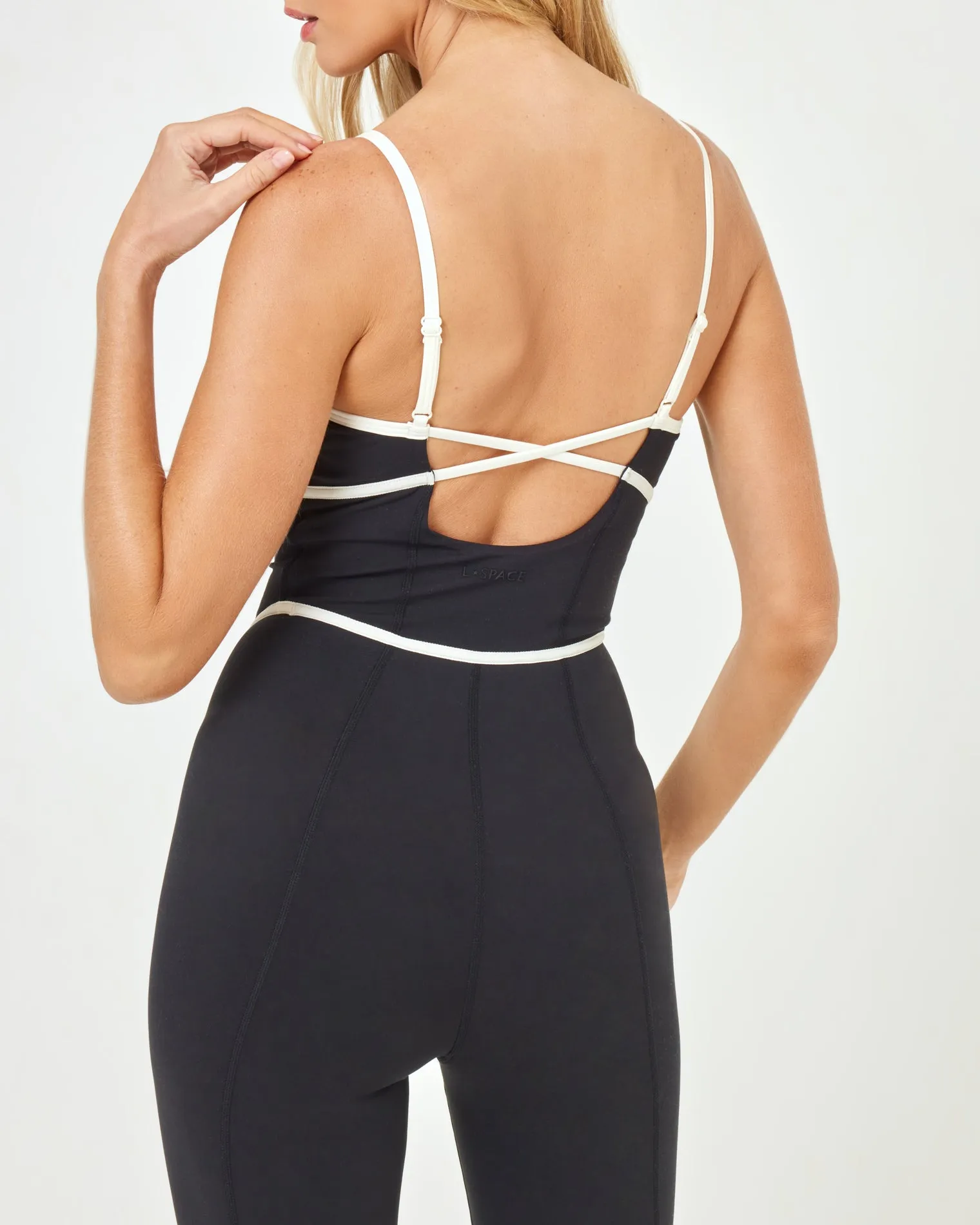 Ace Jumpsuit - Black-Cream