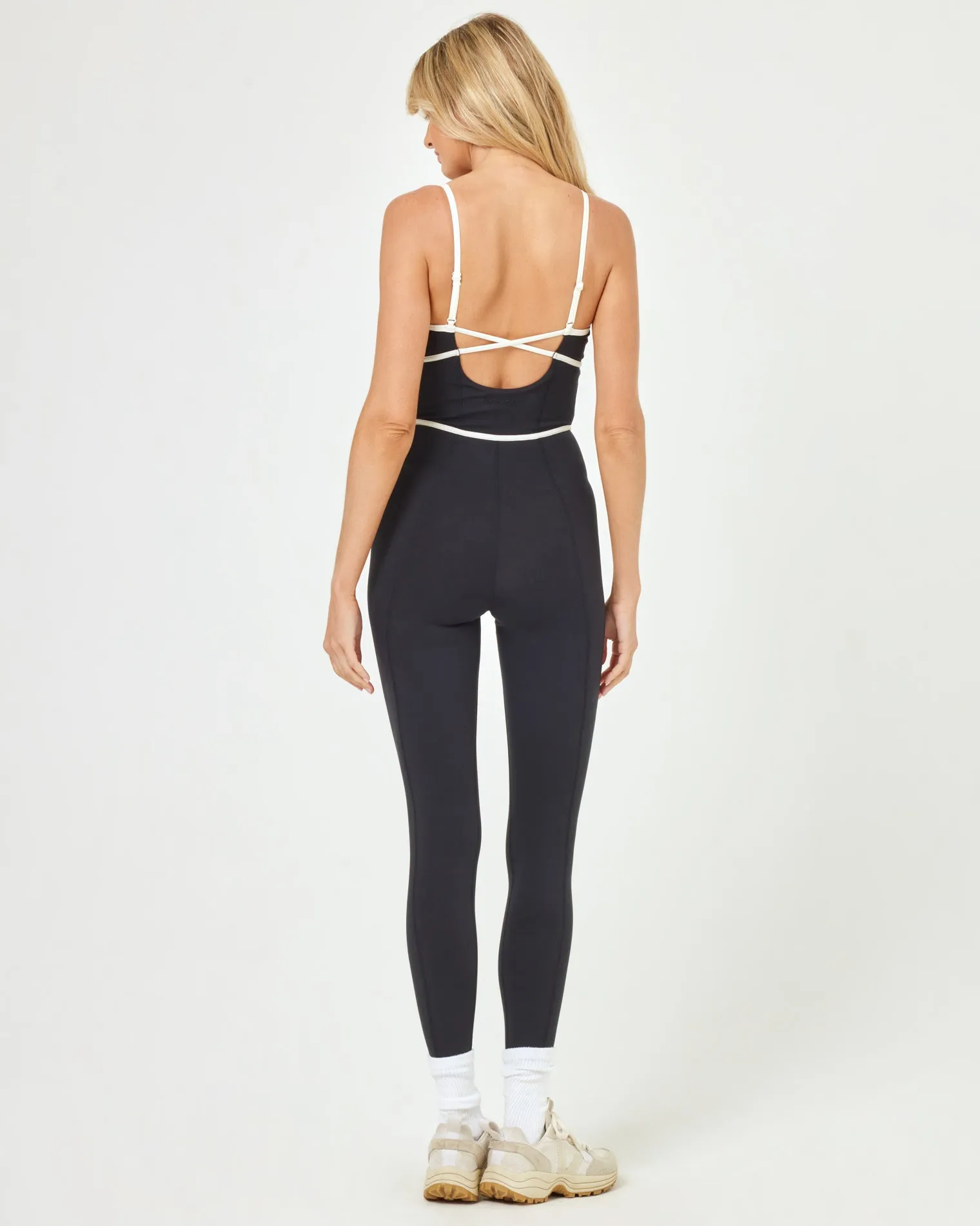 Ace Jumpsuit - Black-Cream