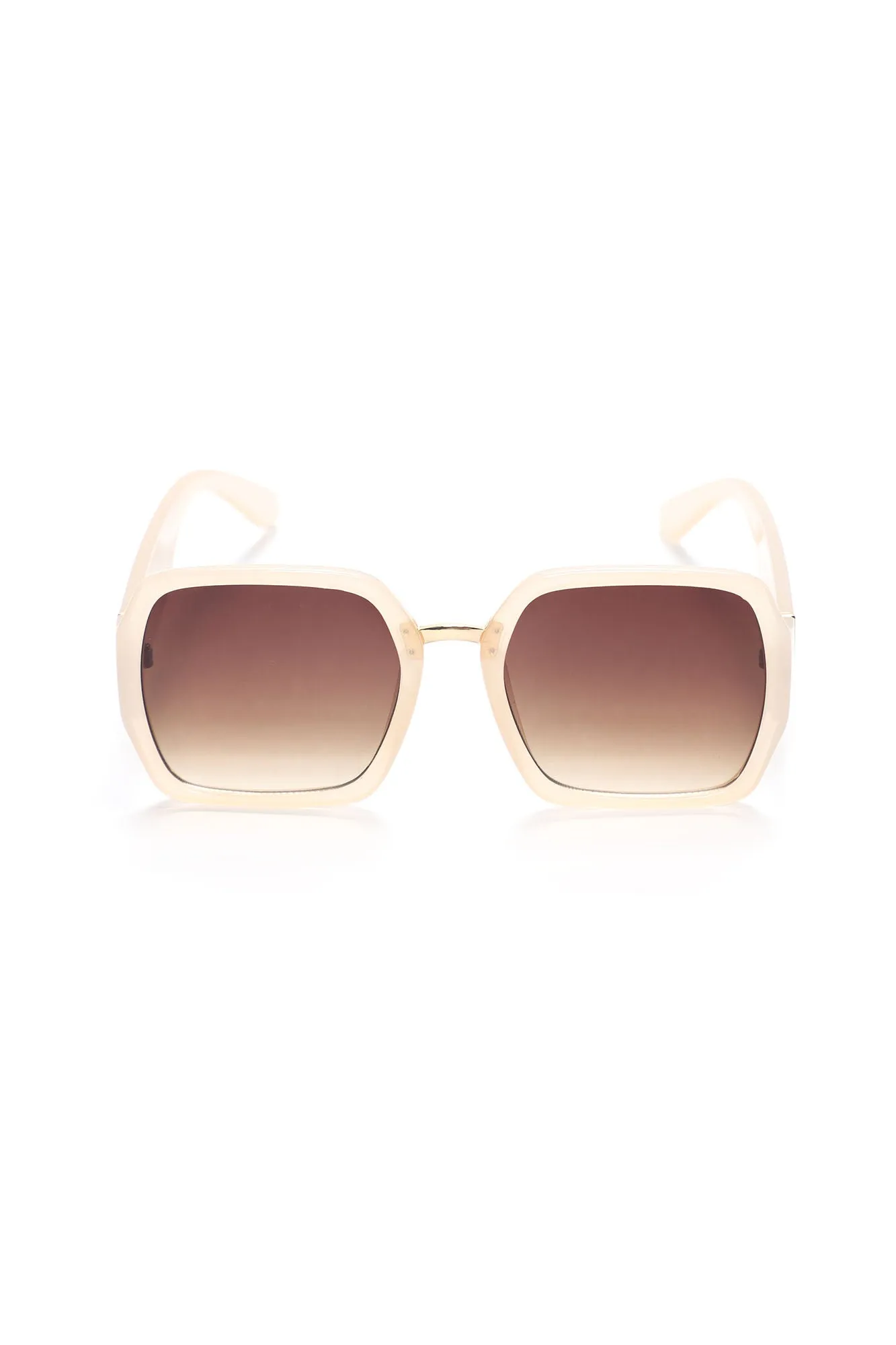 Acting Brand New Sunglasses - Beige