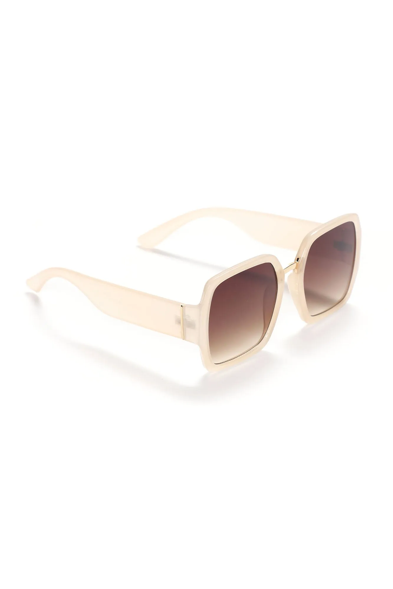 Acting Brand New Sunglasses - Beige