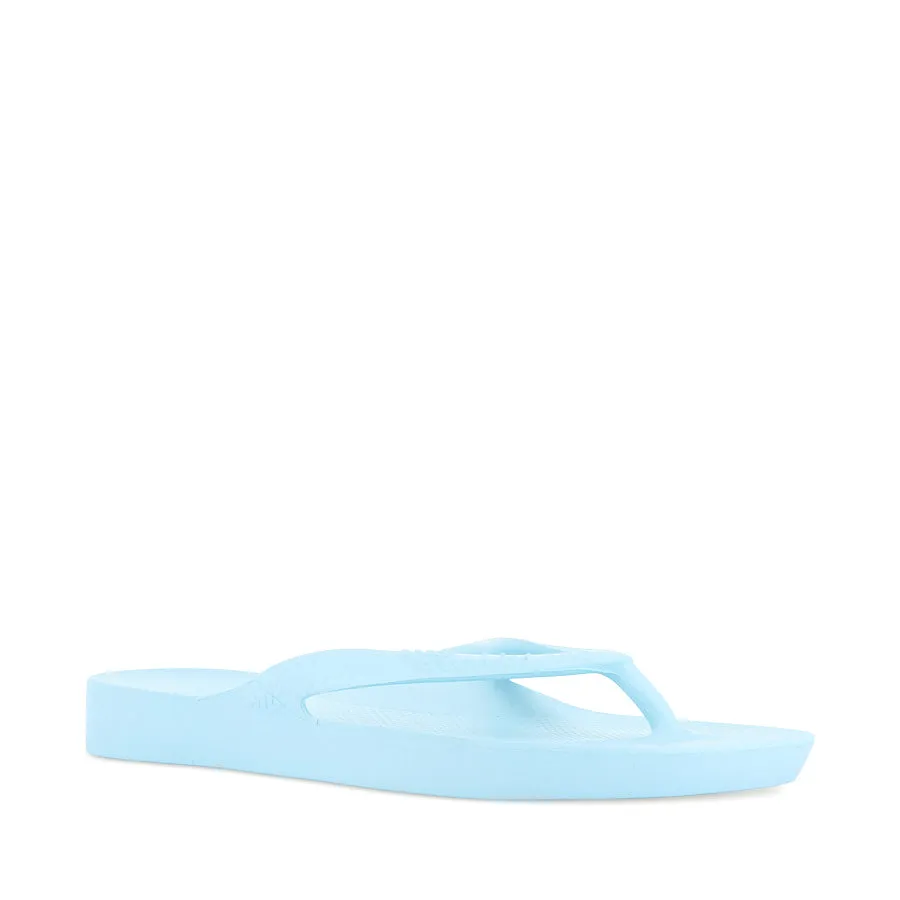 ARCH SUPPORT THONGS - SKY BLUE