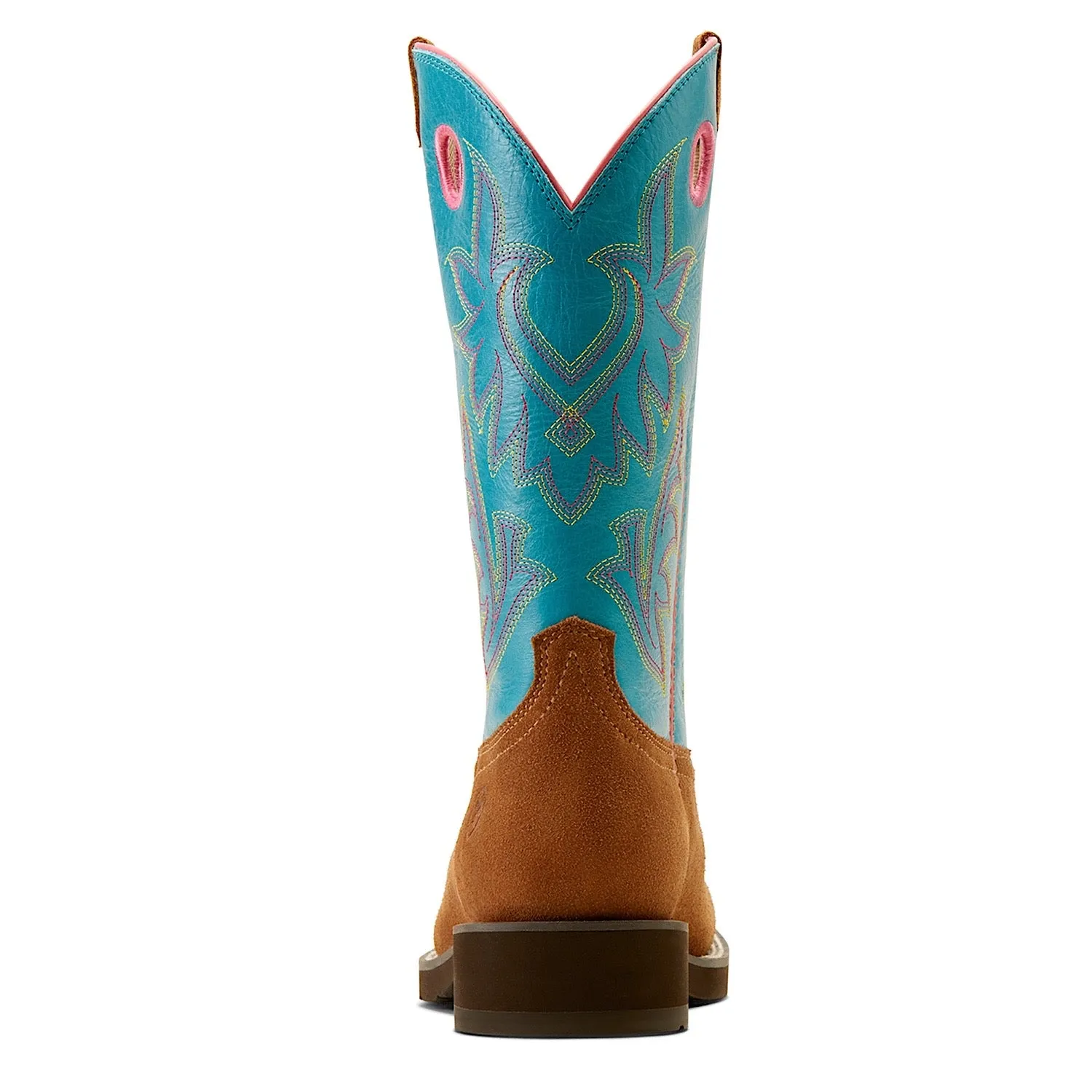 Ariat Women's Elko Boot Suede/Basin Blue