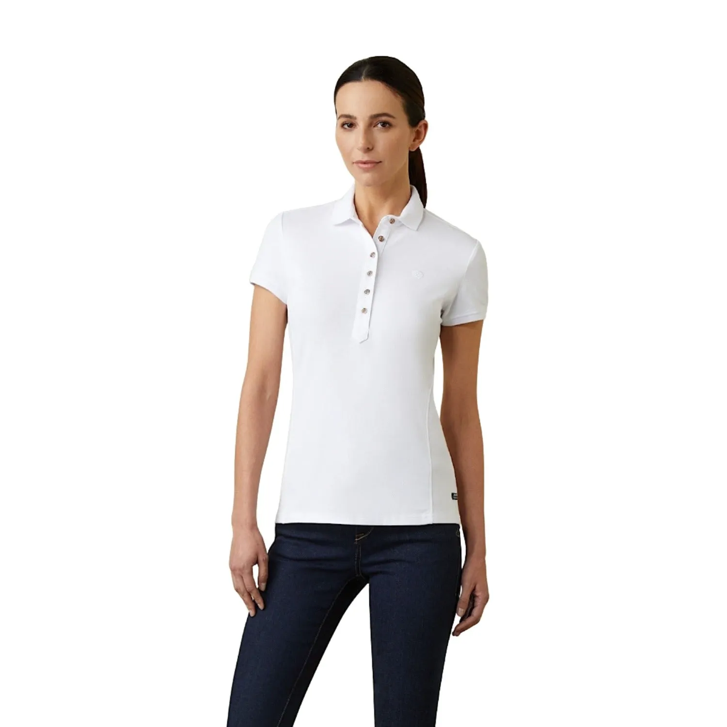 Ariat Womens Prix 2.0 Polo White