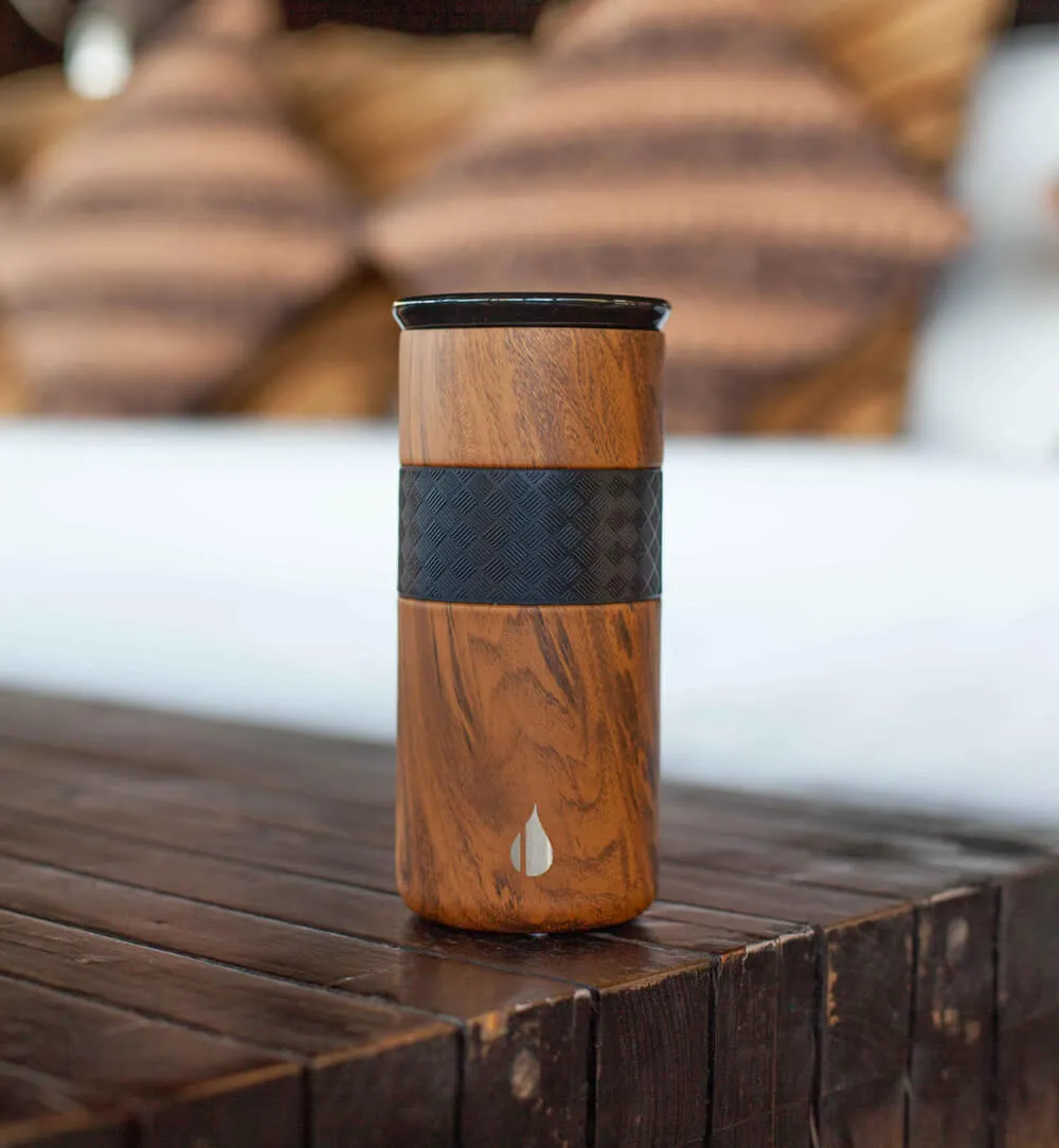 Artisan 16oz Tumbler - Teak Wood