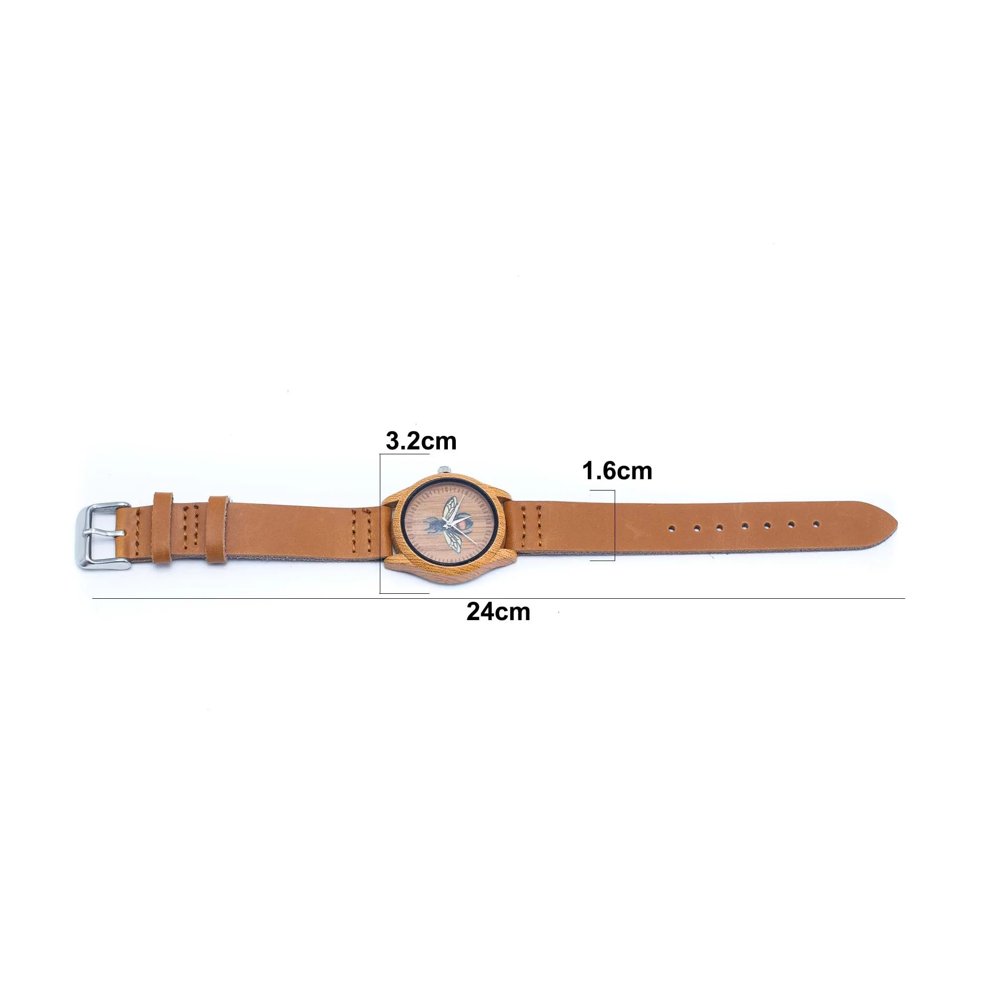 Bee Vintage ladies watch Leather Strap Quartz Watch WA-277-A