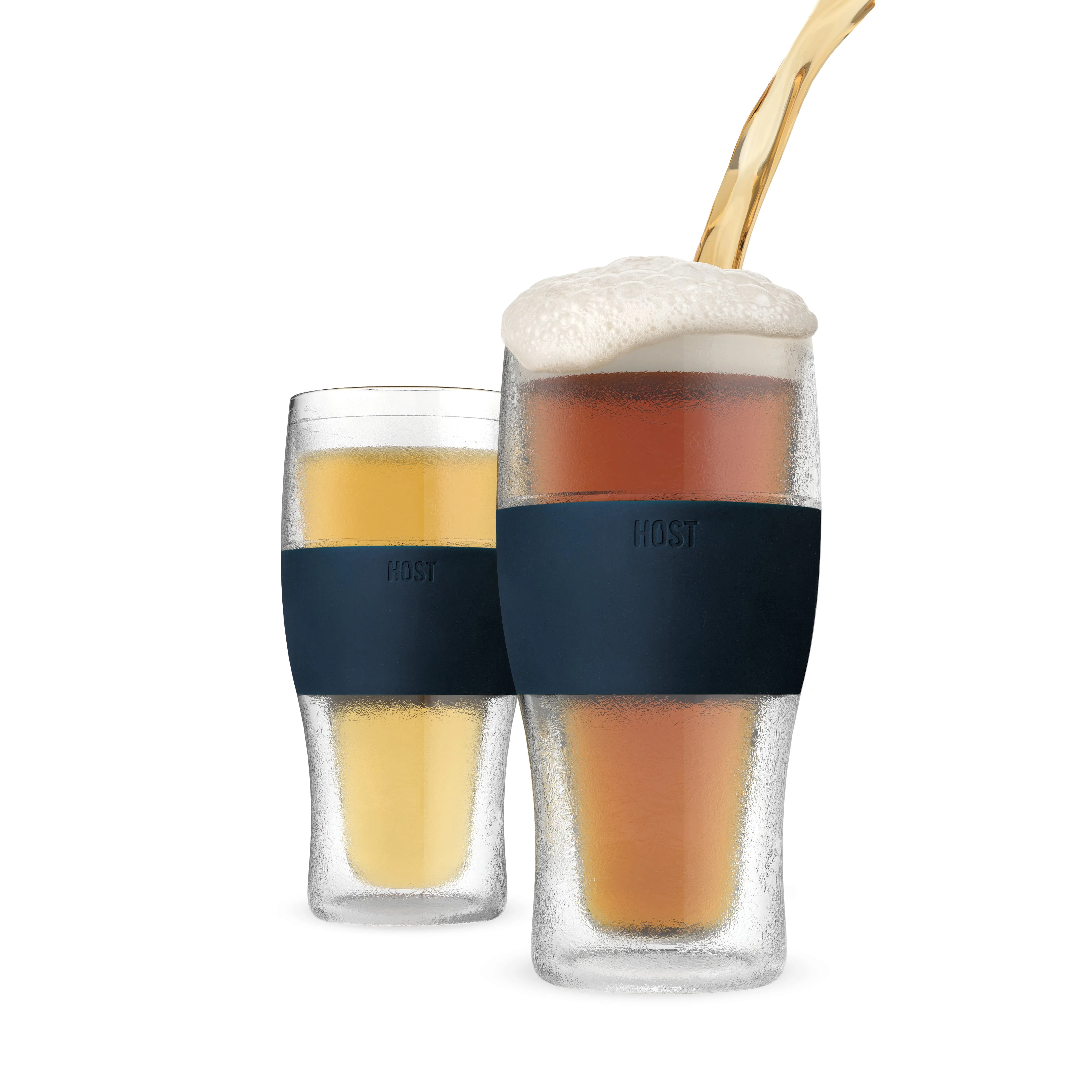 Beer FREEZE™ Cooling Cups in Varsity Blue, Set of 2