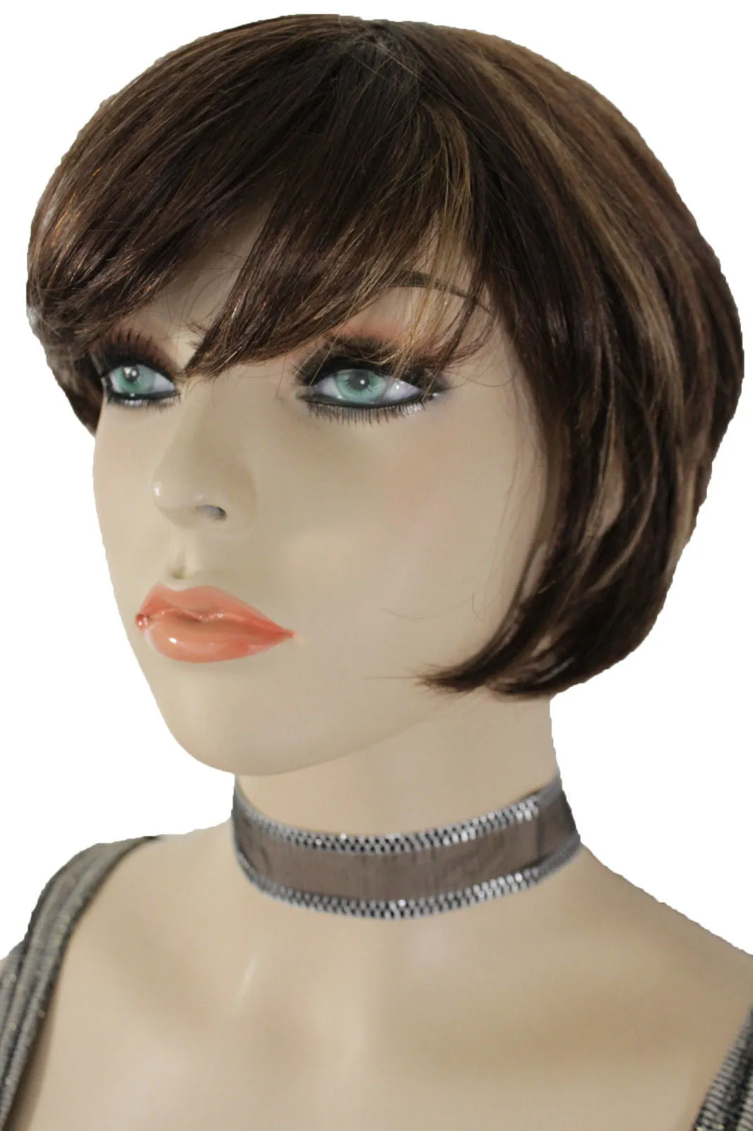 Black Mesh Fabric Choker Necklace