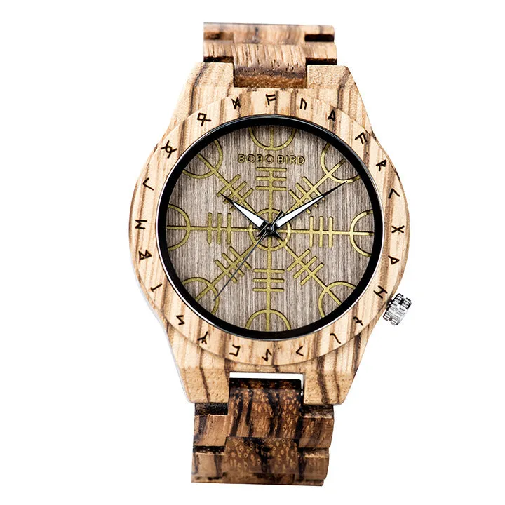 BOBO Bird - Casual Ebony All-wood Watch - GT016 1-4