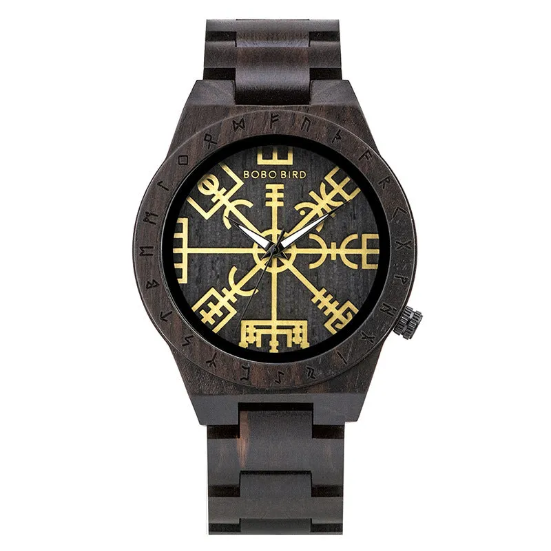 BOBO Bird - Casual Ebony All-wood Watch - GT016 1-4