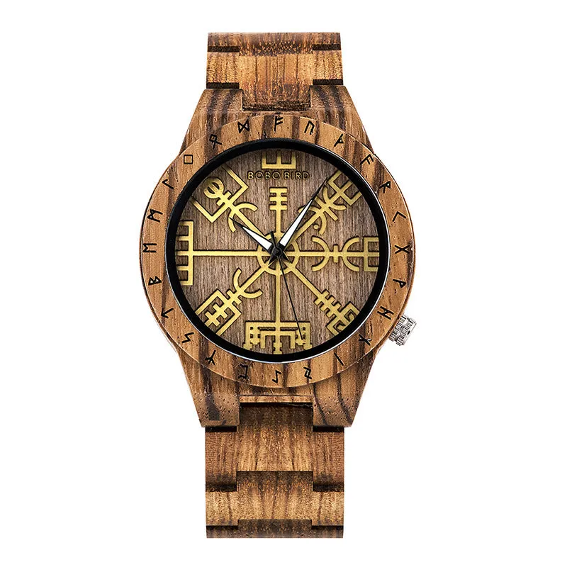 BOBO Bird - Casual Ebony All-wood Watch - GT016 1-4