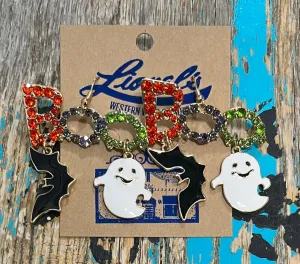 Boo Halloween Fashion Earrings