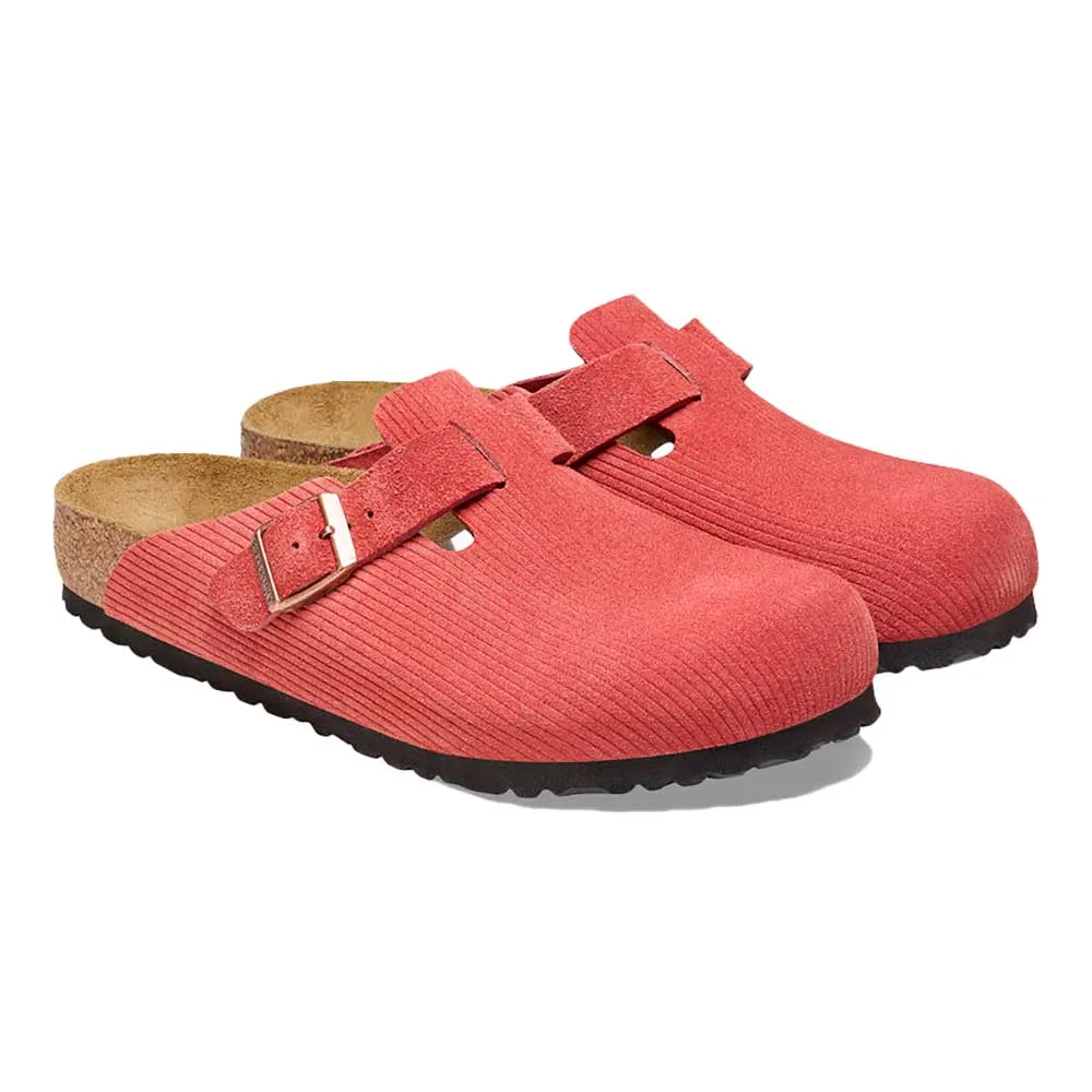 Boston Cord Clog - Sienna Red - Medium/Narrow