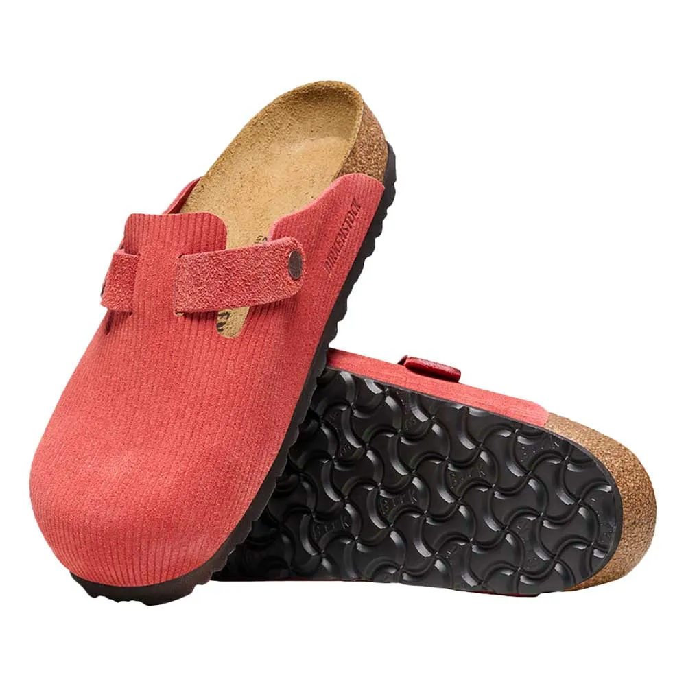 Boston Cord Clog - Sienna Red - Medium/Narrow