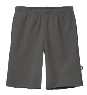 Boys Amazingly Soft Cotton Lightweight Fleece Shorts | Charcoal