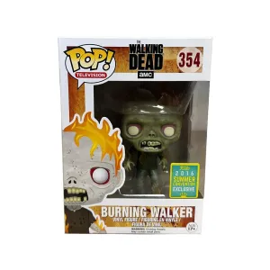 Burning Walker #354 Funko Pop! - The Walking Dead - SDCC 2016 Shared Exclusive - Condition 9/10