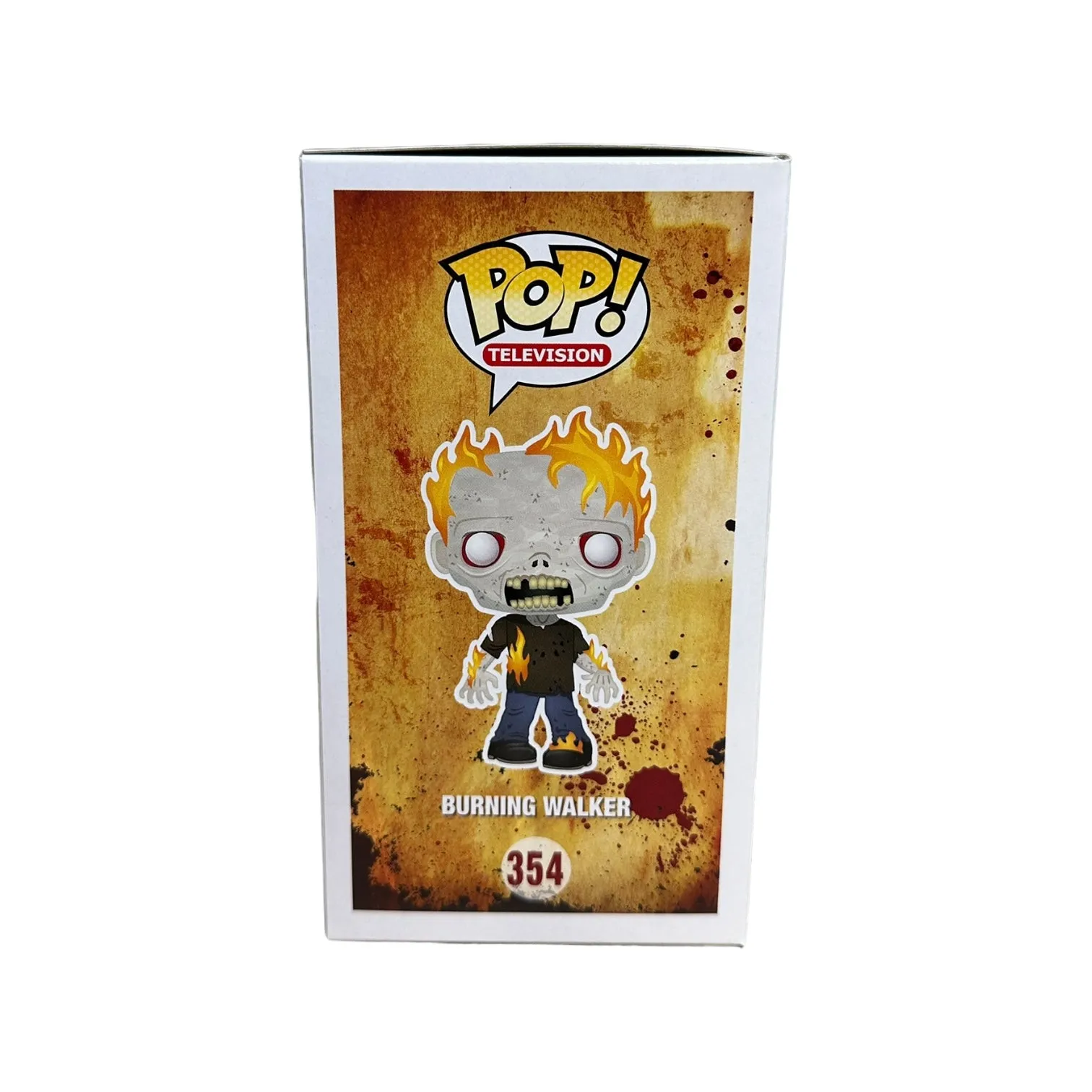 Burning Walker #354 Funko Pop! - The Walking Dead - SDCC 2016 Shared Exclusive - Condition 9/10