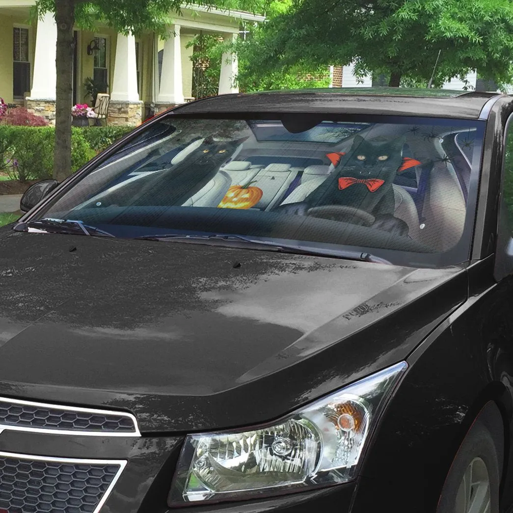 Cat Dracula Moewcula Auto Sunshade