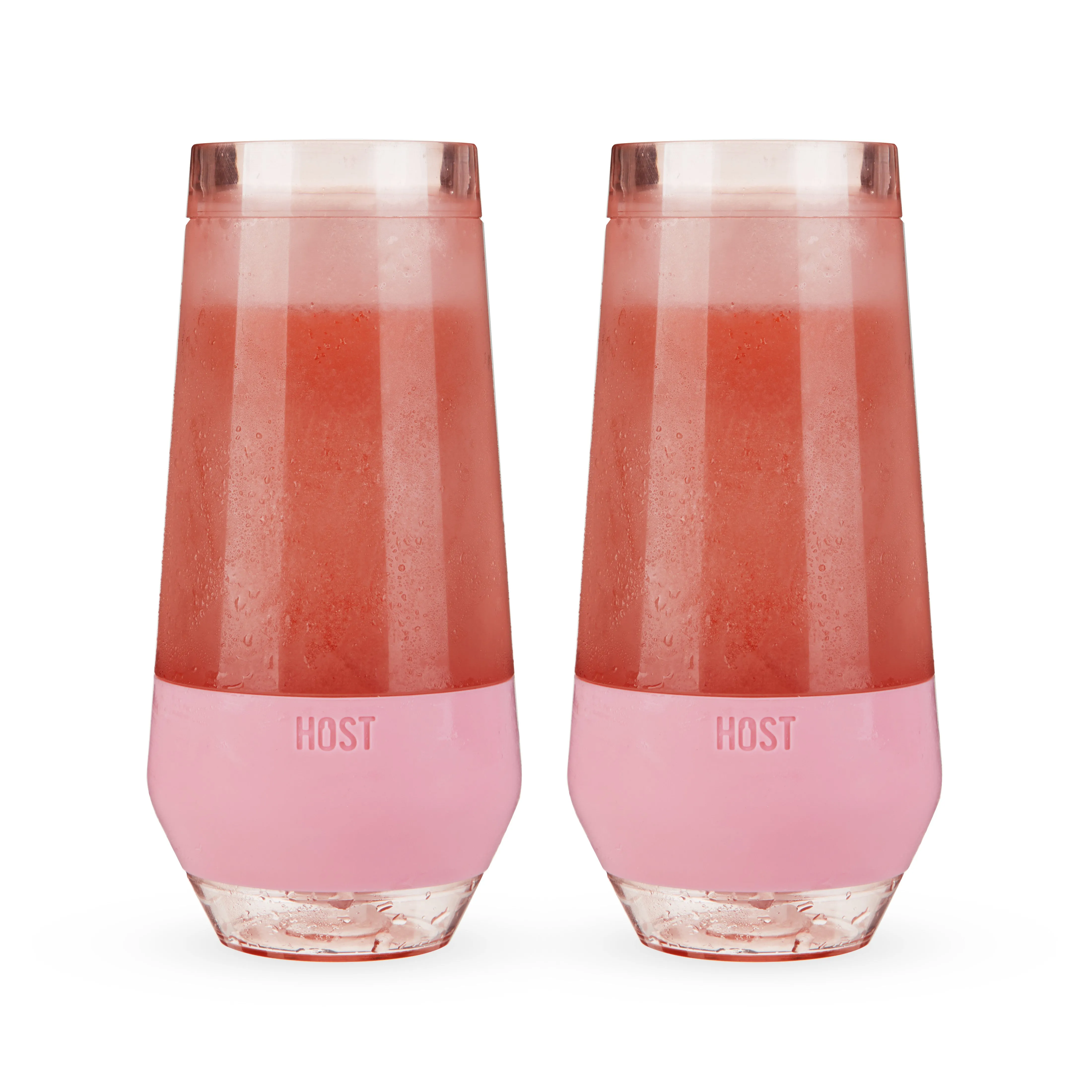 Champagne FREEZE™ Cooling Cups in Blush Tint, Set of 2