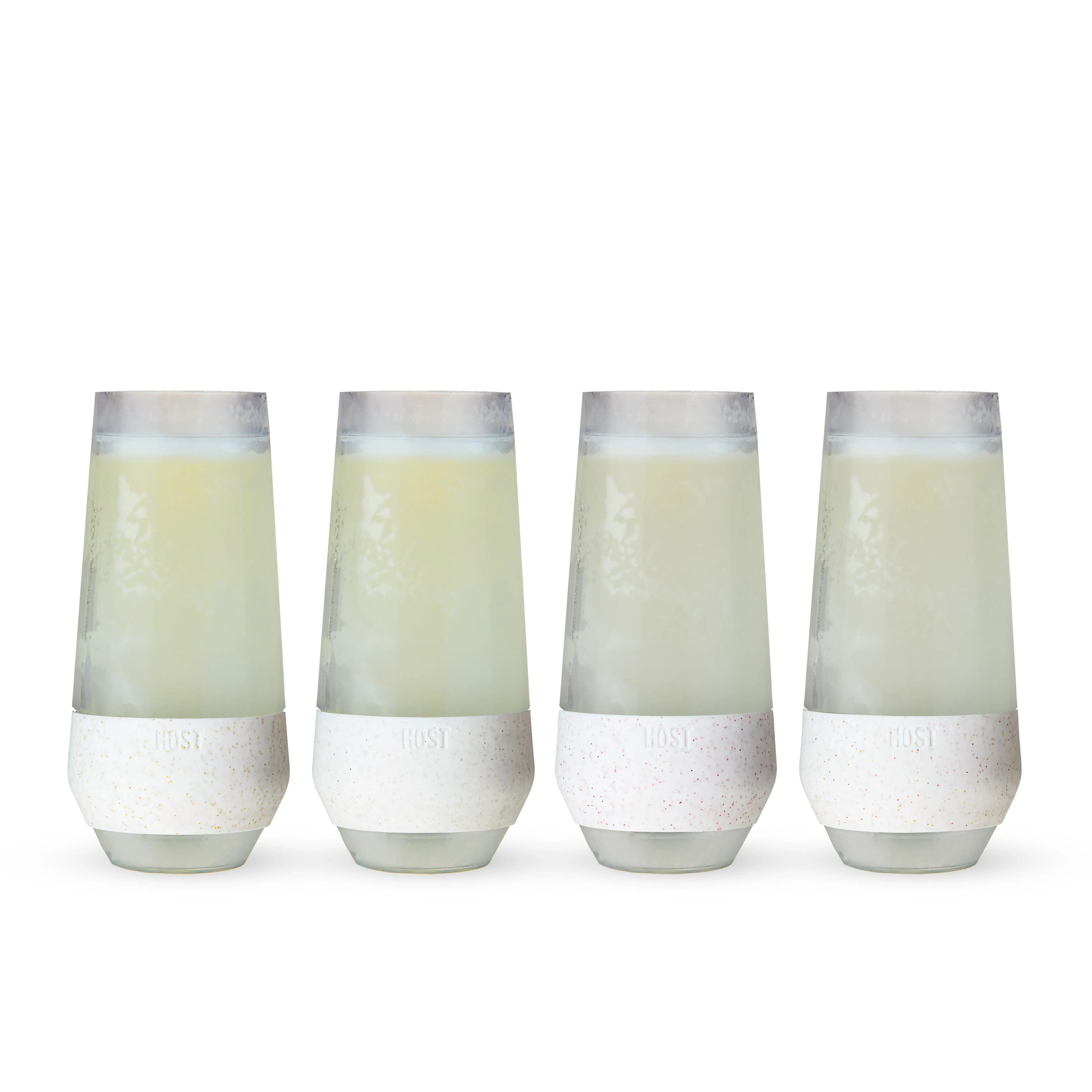 Champagne FREEZE™ Cooling Cups in Glitter, Set of 4