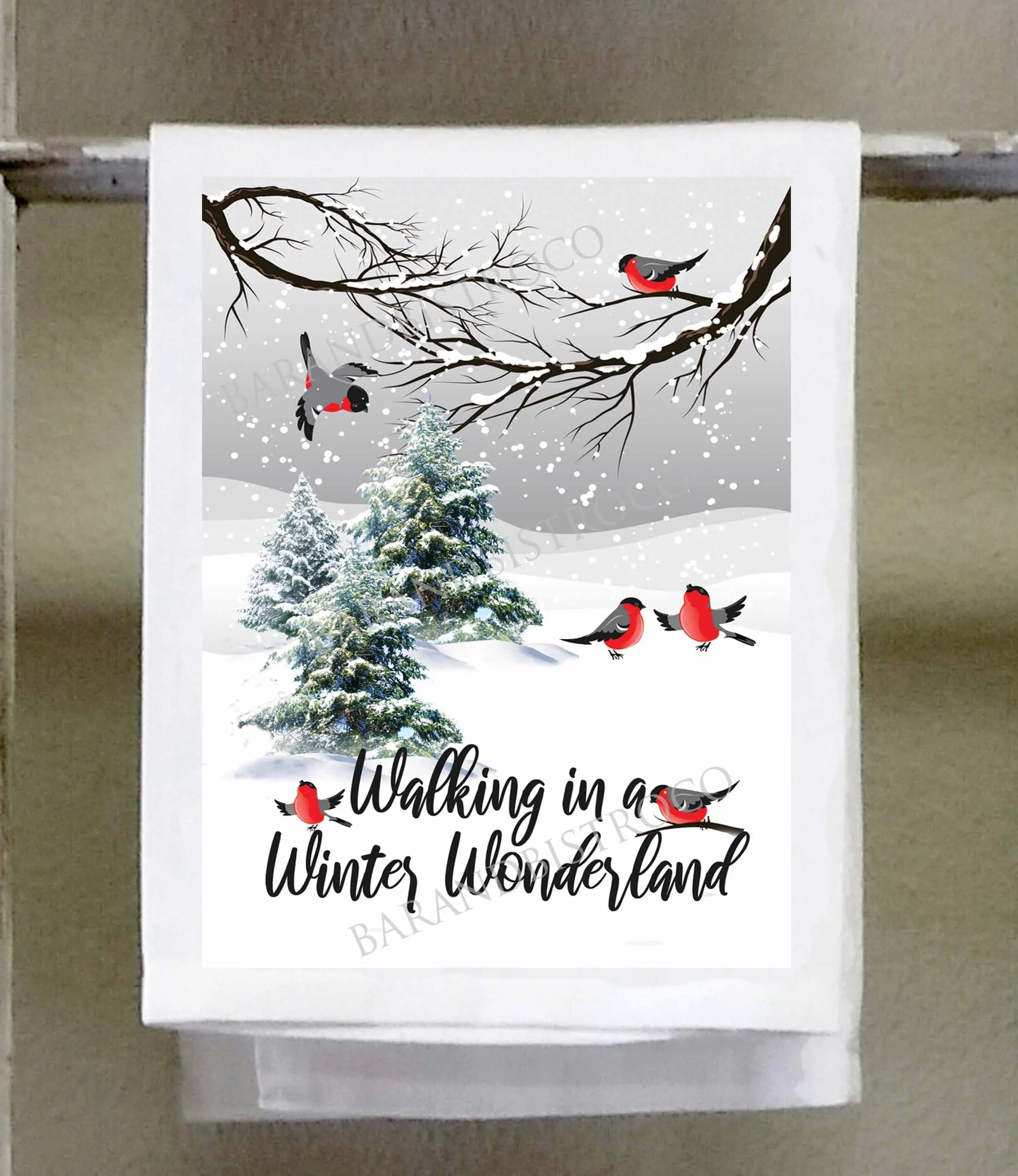 Christmas, Walking in a winter wonderland, cardinals