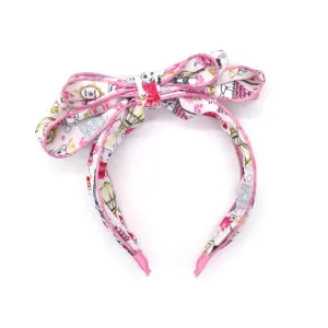 Claris Fashion Print Headband with Bow