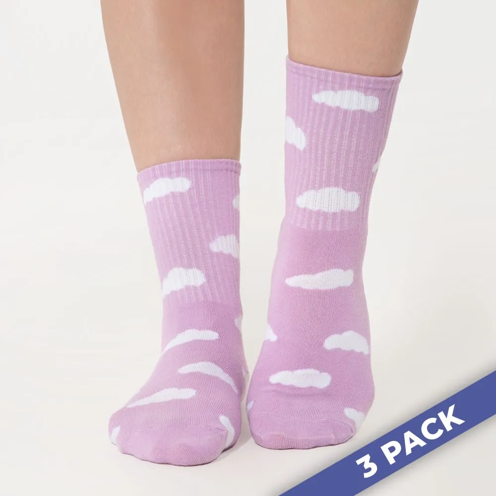 Cloud Slides - Socks 3 Pack