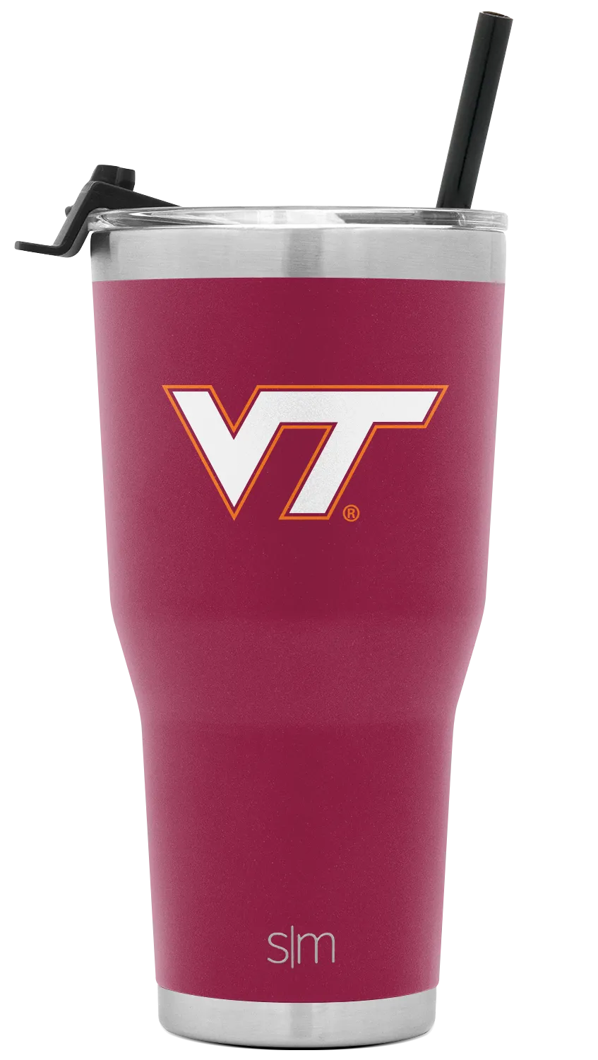 Collegiate Cruiser Tumbler with Flip Lid and Straw