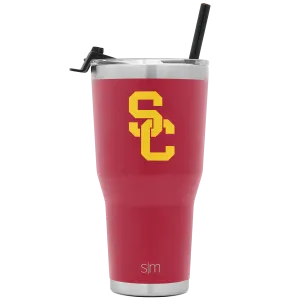 Collegiate Cruiser Tumbler with Flip Lid and Straw