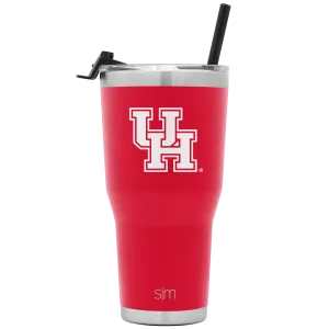 Collegiate Cruiser Tumbler with Flip Lid and Straw