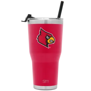 Collegiate Cruiser Tumbler with Flip Lid and Straw