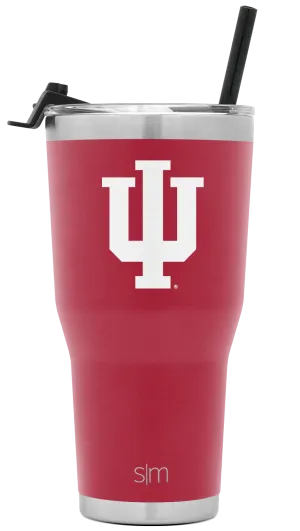 Collegiate Cruiser Tumbler with Flip Lid and Straw