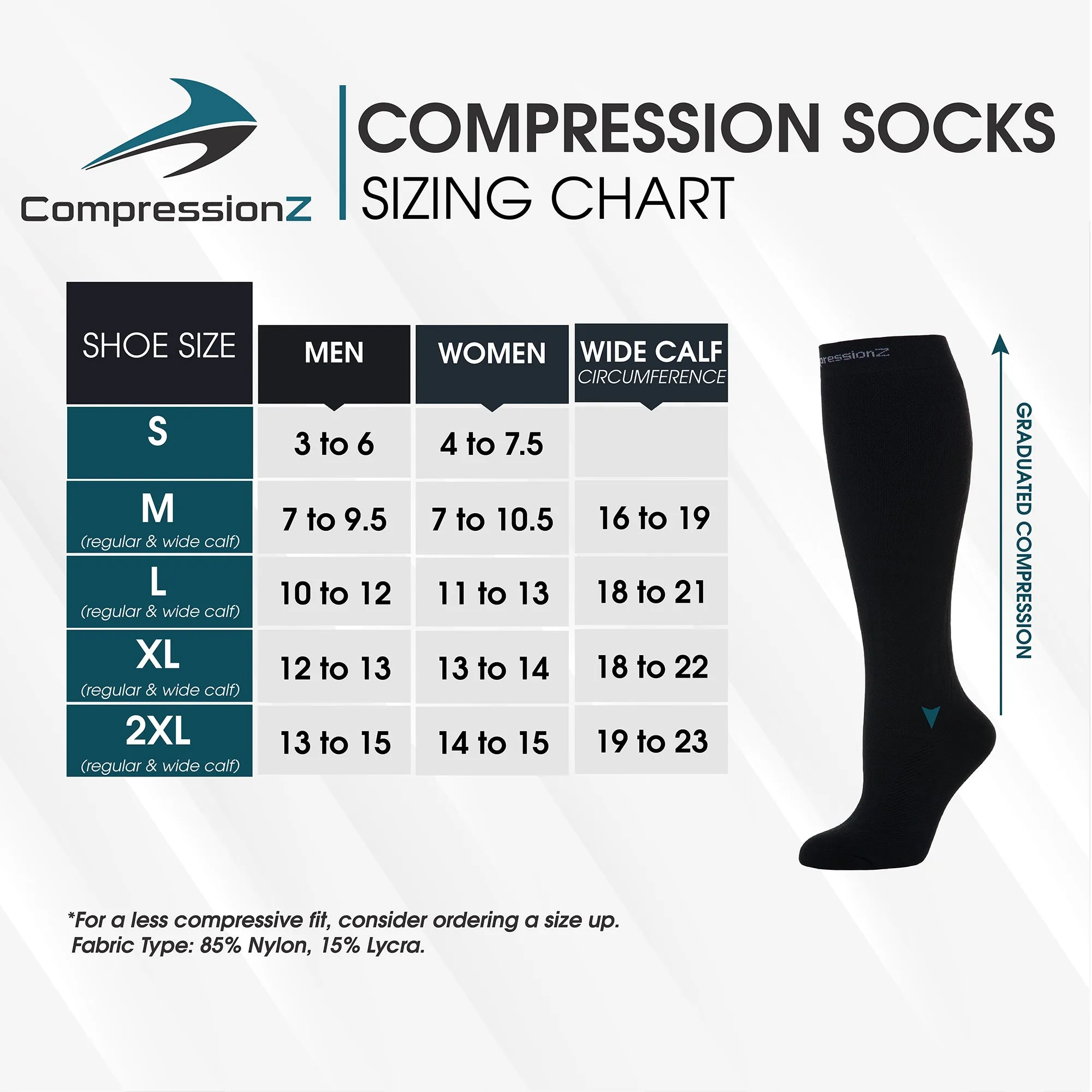 Compression Socks (30-40 mmHg) - White