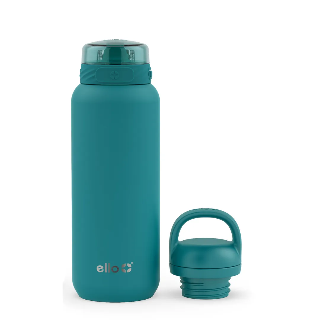 Cooper Combo Stainless Steel Water Bottle with Two Lids