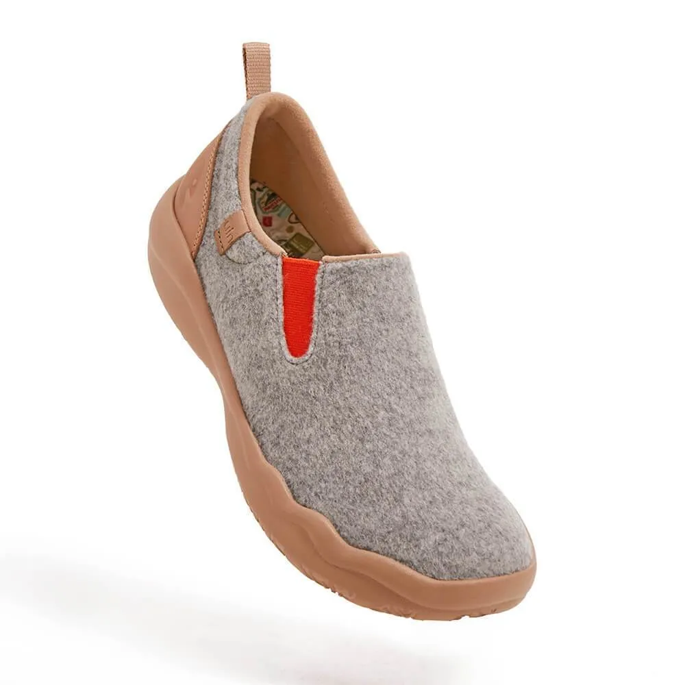 Cuenca Light Grey Wool Men