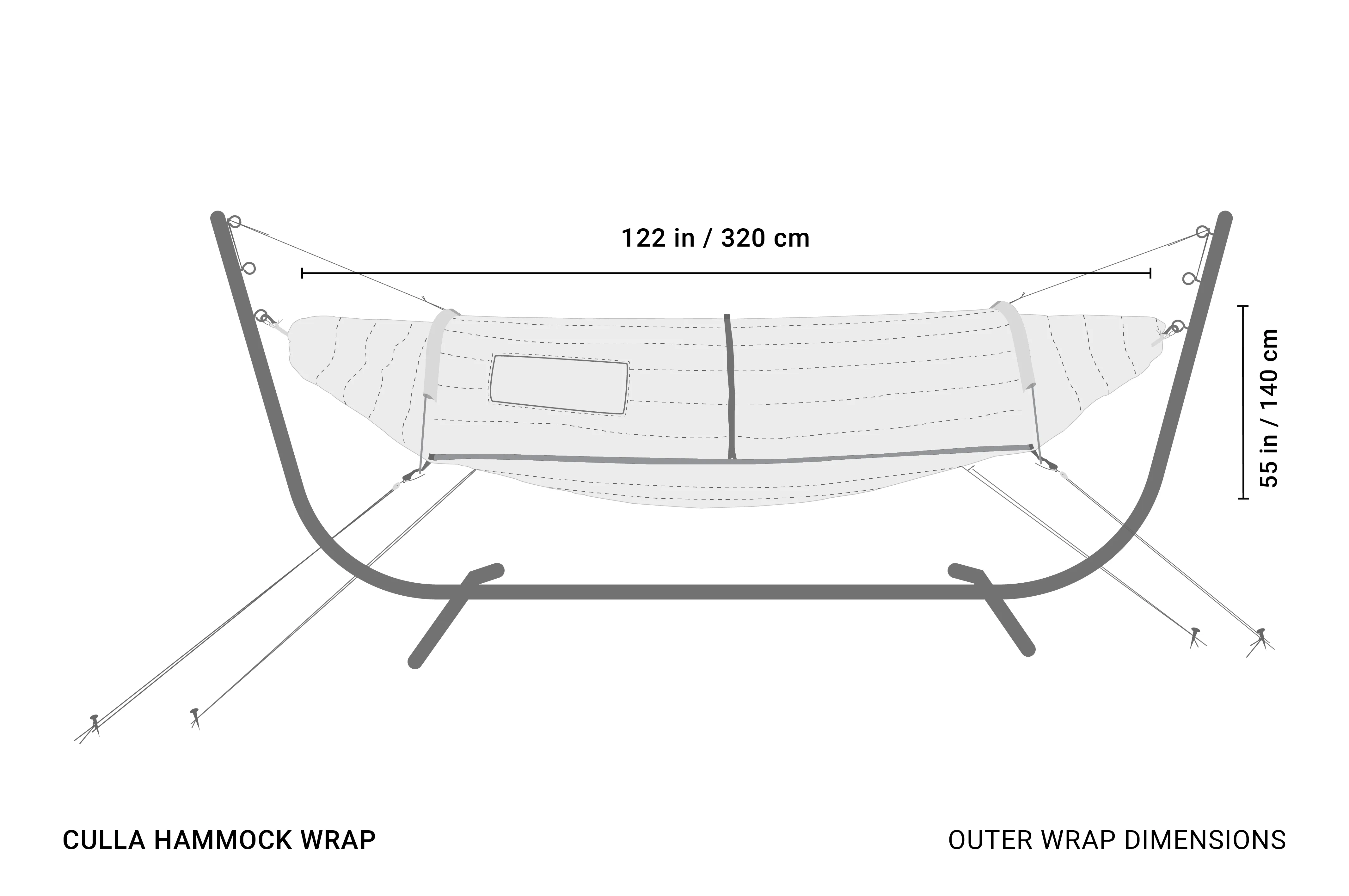 CULLA HAMMOCK WRAP | 1 OR 2 PERSON INSULATION FOR HAMMOCKS