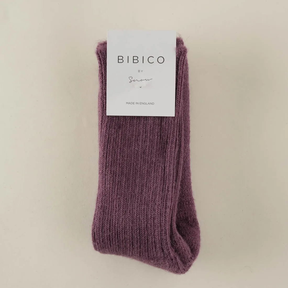 Damson Alpaca Walking Socks