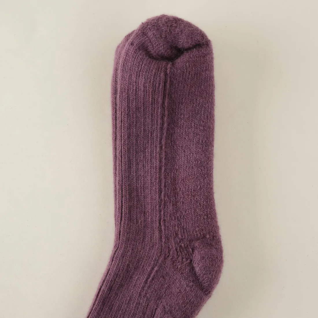 Damson Alpaca Walking Socks