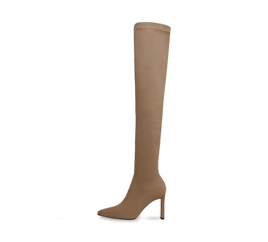 Everleigh Slim Fit Over The Knee Boots