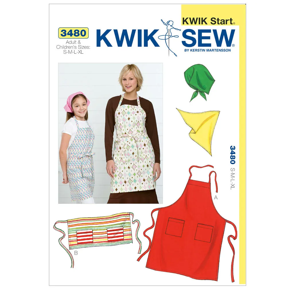 Fashion Duo:  Apron Fun - Pieced