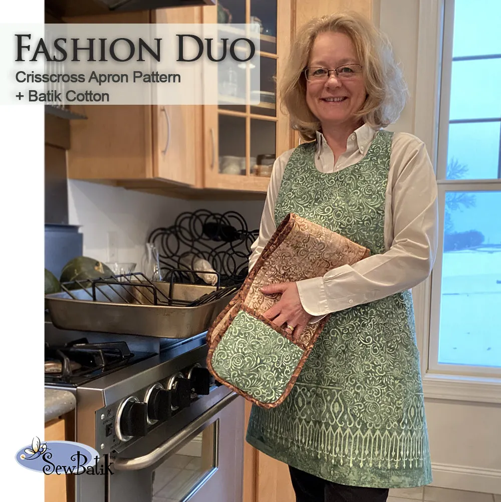 Fashion Duo: Apron   Oven Mitt