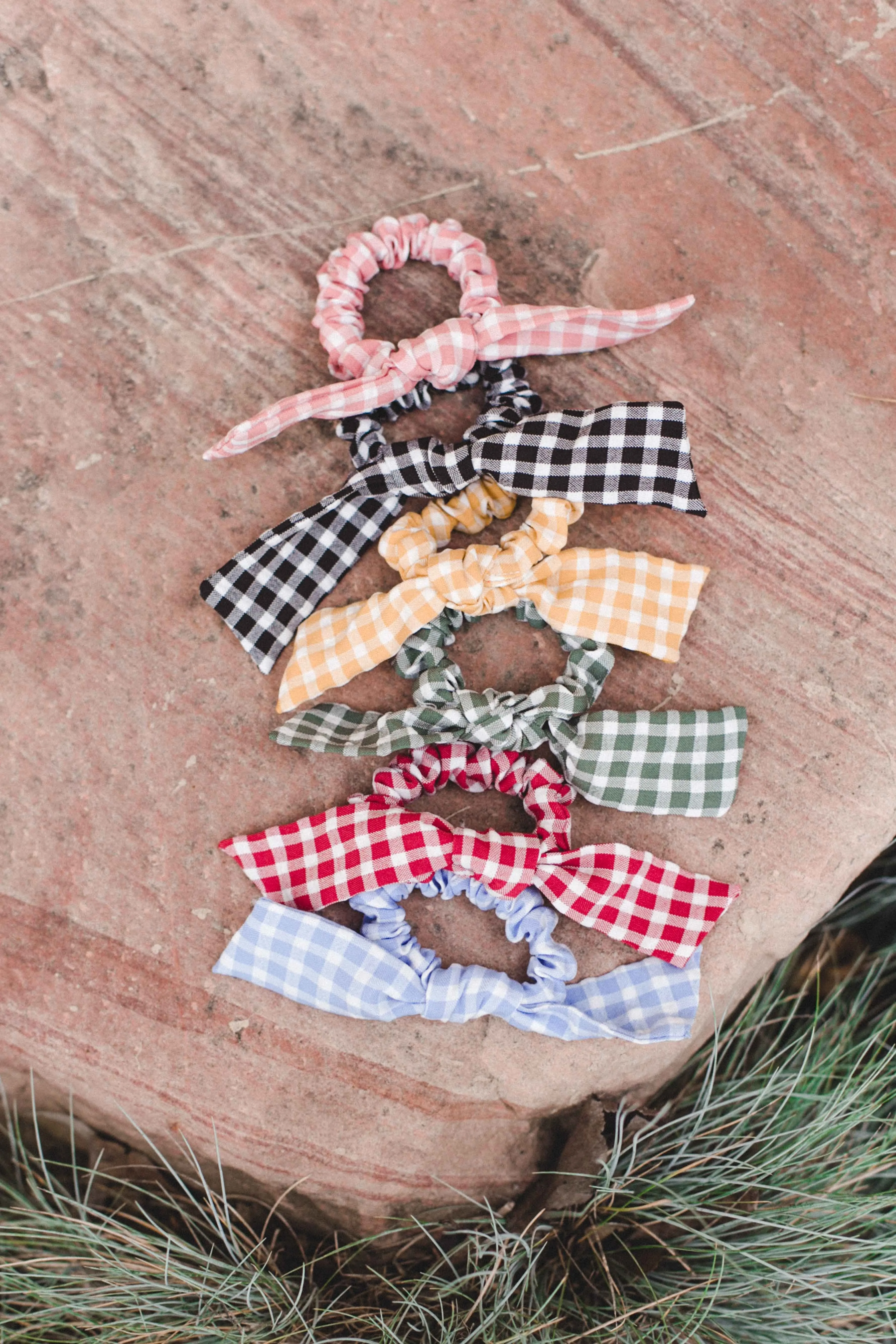 Fashion Gingham Scrunchie