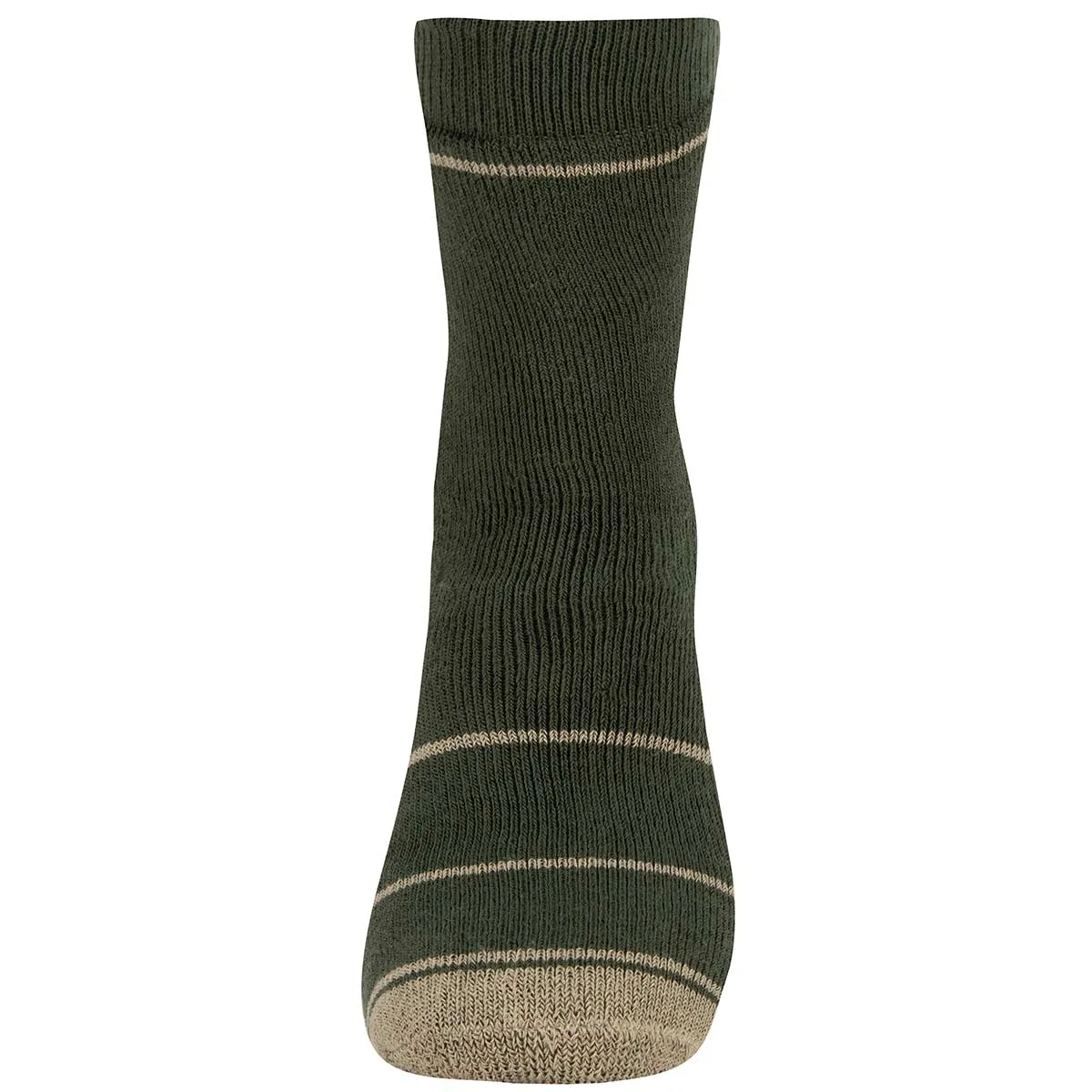 Feeet Rambler Walking Socks Olive - 2 Pack