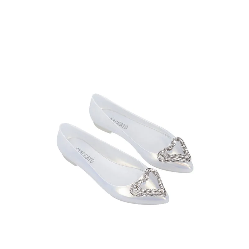 G80171WHT Women's Flats - White