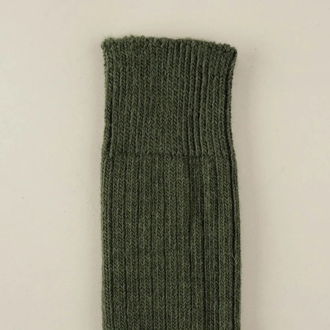 Green Alpaca Walking Socks