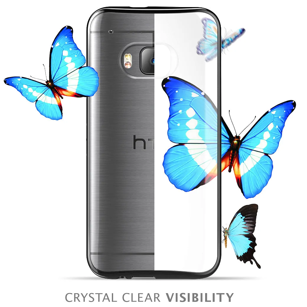 HTC One (M9) Halo Case-Clear/Black