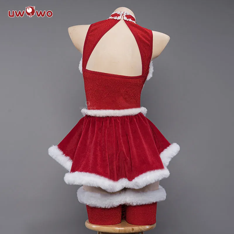 【In Stock】Uwowo Nier: Automata 2B Red Holiday Christmas Cosplay Costume