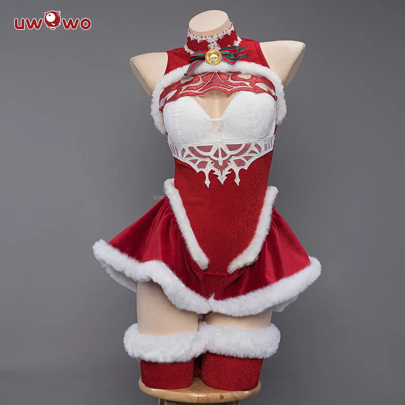 【In Stock】Uwowo Nier: Automata 2B Red Holiday Christmas Cosplay Costume