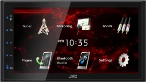 JVC KW-M180BT Bluetooth Car Stereo Receiver with USB Port – 6.75" Touchscreen Display