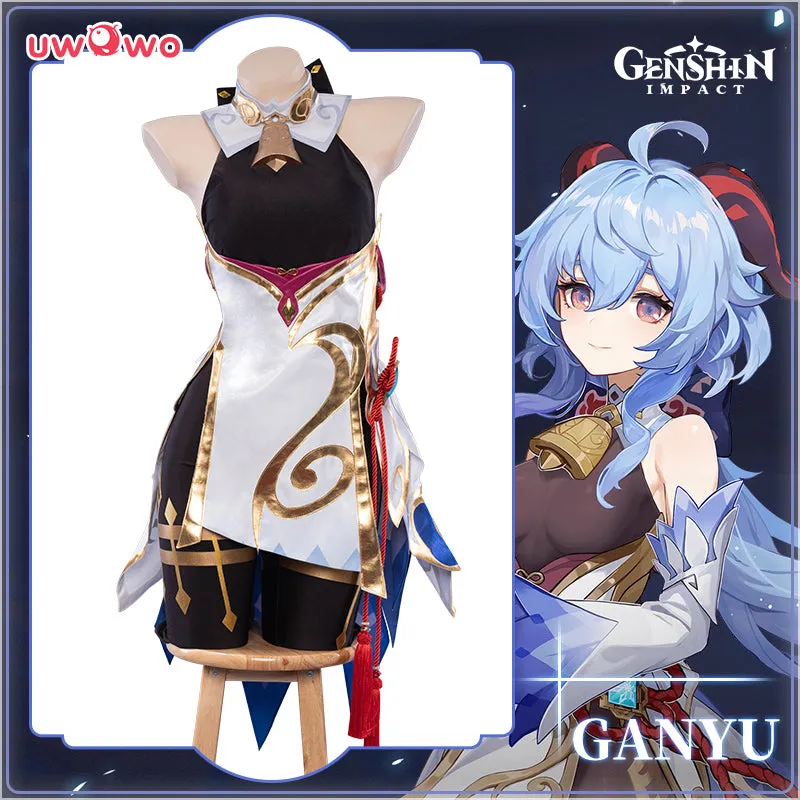 [Last Batch]【Special Discount】Uwowo Plus Size Game Genshin Impact Cosplay Ganyu Plenilune Gaze Cosplay Costume